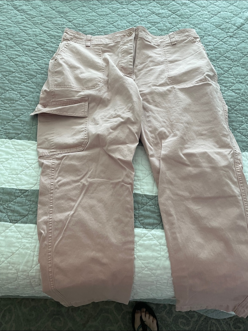 Talbots Cargo Pants in Dusty Pink
